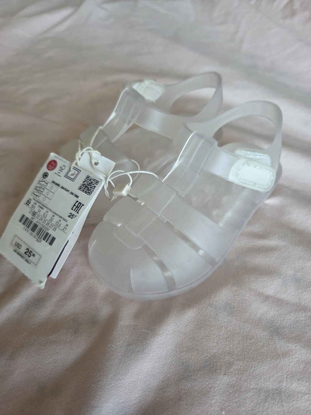 Clear Jelly Strappy Sandals